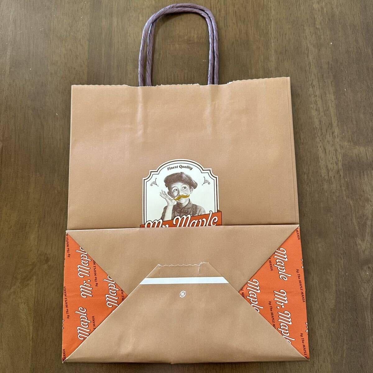 Amazon.co.jp: メープルマニア ミスターメープル 紙袋 3枚 ショッパー